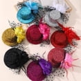 thumbnail image 4 of Giaone Mesh Flower Fascinator Hair Clip Costume Accessory Barrettes for Teaparty, 4 of 20