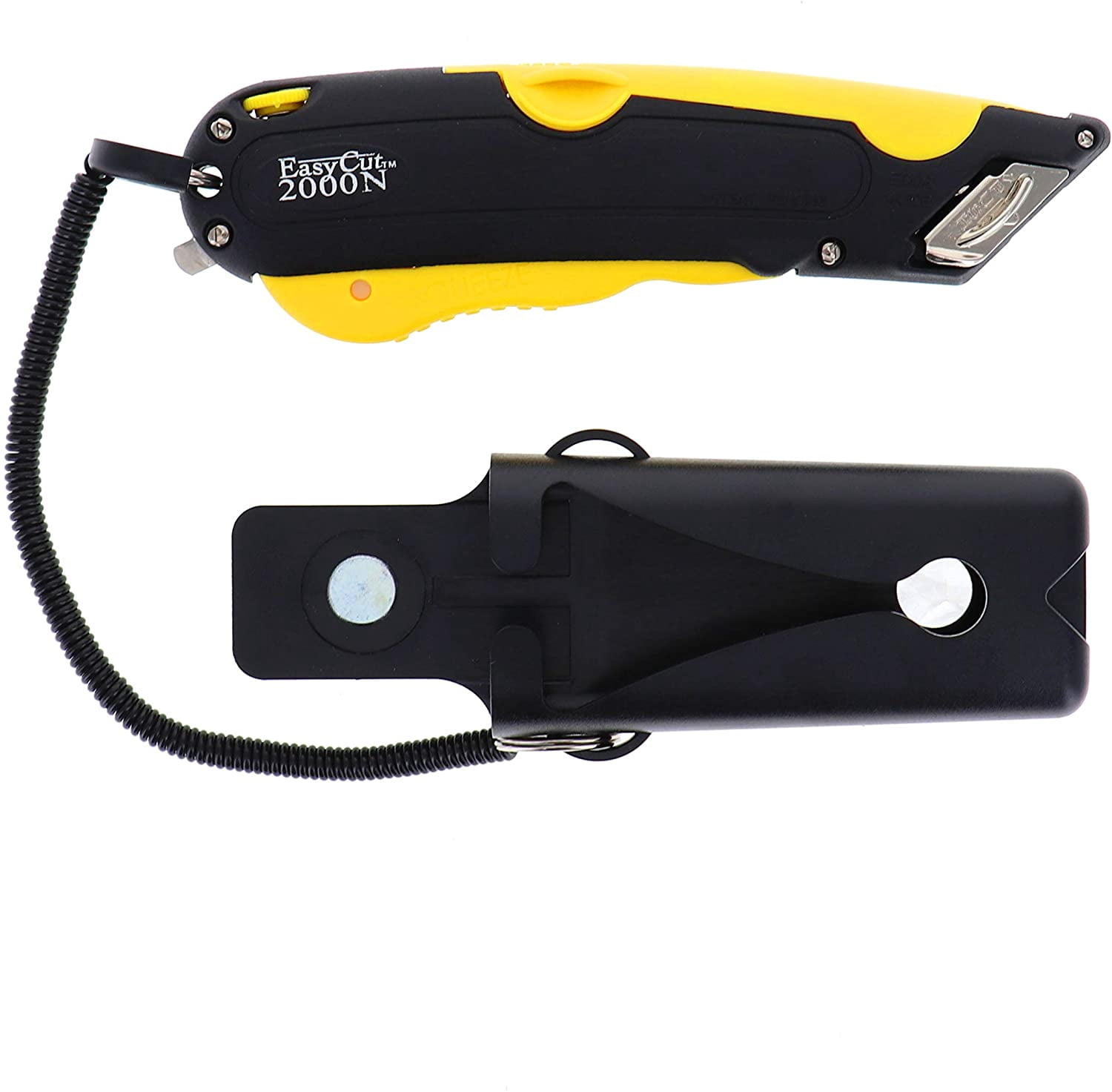 25 Pcs EZ Cut Easycut Safety Carton Box Cutter, Yellow