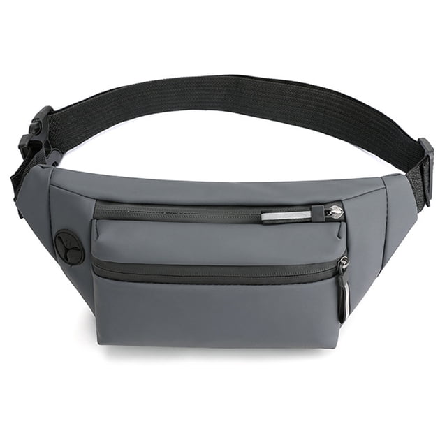 Riñoneras de moda para mujeres y hombres, impermeables, con orificio para auriculares para correr, viajar y andar en bicicleta