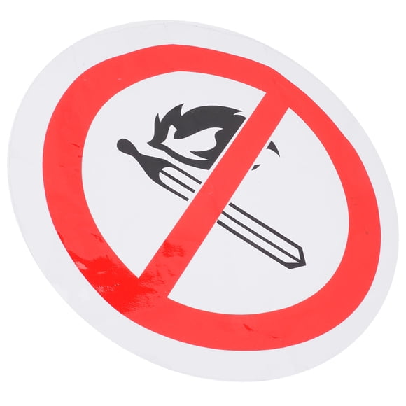OULII 1Set Warning Decal Fire Extinguisher Sign for Work Safety in Public Places 11.8In