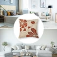 thumbnail image 5 of Floral Pillow Covers,Abstract Boho Orange Reversible Pillow CoversNeutral Botanical Flowers Throw Pillow Covers for Home Living Room Bedroom,Floral Pillow Covers Gifts for Women Girls, 5 of 7