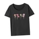 thumbnail image 5 of Camiseta para mujer Camiseta básica Activewear Camiseta simple con cuello redondo para la calle comercial L, 5 of 7