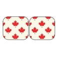 thumbnail image 7 of Disketp 2 Piece Happy Canada Day Pattern Windshield Sunshades,Folding Windshield Sun Shade For Car Suv Trucks Sedan,Blocks Uv Rays Sun Visor Protector-Small, 7 of 7