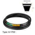 thumbnail image 3 of Uxcell A-1753/A69 Drive V-Belt Inner Girth 69 inch Industrial Power Rubber Transmission Belt, 3 of 5