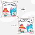 thumbnail image 3 of Xecao Gnomes Summer Print Soft Velvet Decorative Throw Pillow Covers, Square Cushion Cases for Bed, Sofa, Living Room, Car, and Indoor Outdoor Use-16"x16", 3 of 8