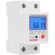 thumbnail image 3 of Single-Phase Multifunction Electronic Energy Meter with LCD Display - DIN Rail Mount - 5-80A 230V - Size: 7.8x3.5x6.5cm, 3 of 5