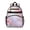 Delicate Floral Watercolor, variant on Rainbow Tie Dye Sunburst Backpack for School,Cute School Bag,Schoolbag with Adjustable Shoulder Straps & Padded Back,15.25"x11.5"x5.25"