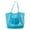 Sky Blue, variant on BallsFHK Beach Bags For Women, Summer Travel Mesh Tote Bag With Large Inner Pocket, Sandproof Woven Shoulder Handbag