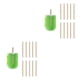 thumbnail image 4 of Toystoory Molde de helado Molde de alimentos de congelación de plástico Fabricante resistente a la temperatura Verde Grün 2Conjunto, 4 of 6