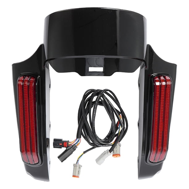 contra salpicaduras trasero de motocicleta con extensión de para Touring modelos desde 2014 para piezas clásicas de vehículos rojo Soledad Guardado de Motorycle Mudguard