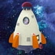 thumbnail image 5 of Juguetes para piscina, juguetes para bebés y niños pequeños: nuevo cohete espacial giratorio volador de agua, juguete acuático para exteriores, cohete volador de agua para niños, modelo de cohete gira, 5 of 5