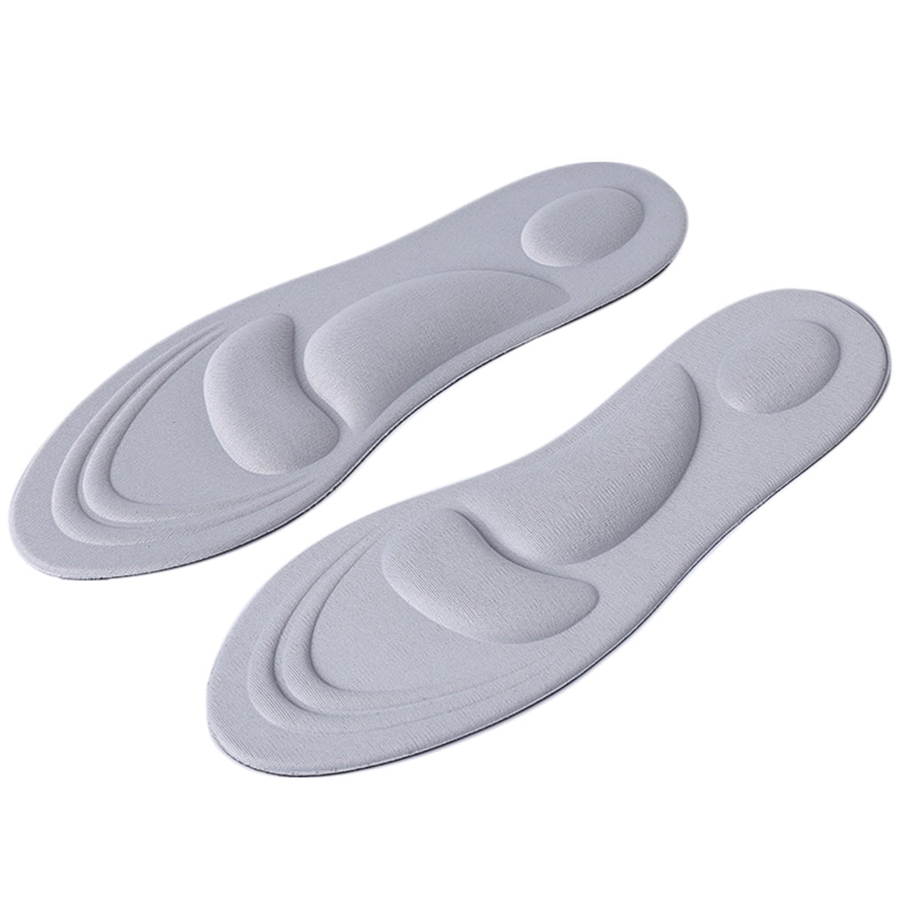 4D Orthotic Arch Support Massaging Sponge Anti-Slip Gel Sport Shoe Insole Pad 