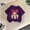 Purple, variant on AWZXDE Girls Cute Cartoon Graphic Print Crew Neck Short Sleeve Tee Trendy Summer Casual Oversized T Shirt For Toddler Kids Purple,11-12 Years