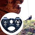 thumbnail image 1 of Carro de escalada Cola Premium Tandem Polea doble 25KN Negro, 1 of 8