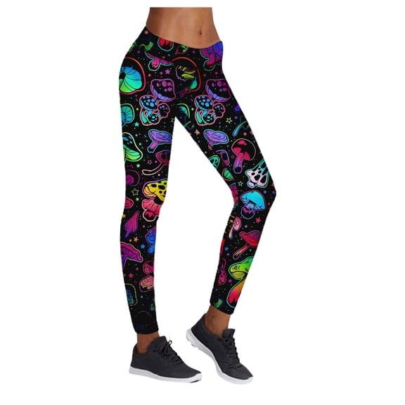 TGPMGRZ Women's Halloween Leggings with Pockets, High Waist Stretchy, S-XXL