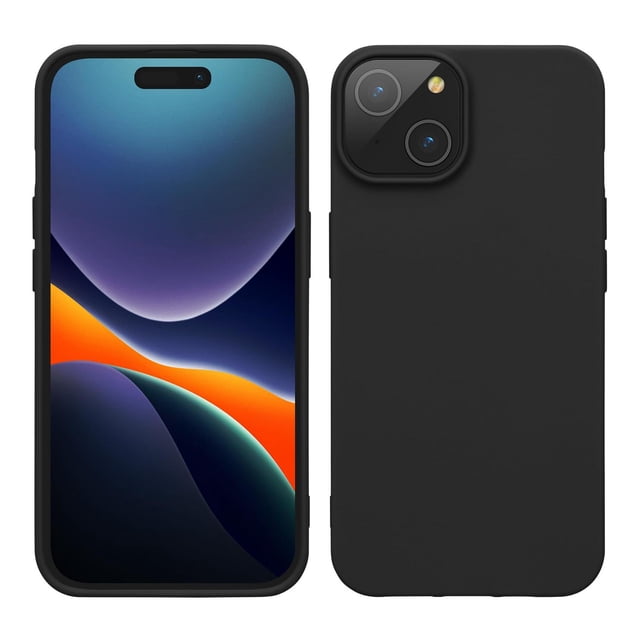 kwmobile Funda para iPhone 15 Plus Carcasa - Case de TPU y Silicona Ultrafino para Smartphone - Prot