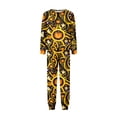 thumbnail image 6 of Matching Halloween Pajamas Set for Whole Family, Breathable Long Sleeve Halloween Family Pajamas with Pumpkin Skull Print, Fun Family Halloween Pajama Set Party, 6 of 6