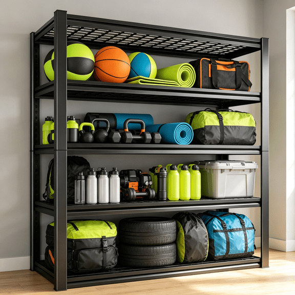 Adjustable Black 5-Tier Wire Shelving Unit, 3000 LBS Heavy Duty Garage Shelving, 35.4" W x 15.7" D x 72" H Metal Storage Shelves for Garage, Warehouse, Office, Pantry & Basement