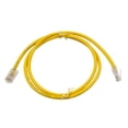 thumbnail image 2 of Monoprice Cat5e Ethernet Patch Cable - 3 Feet - Yellow, RJ45, Stranded, 350Mhz, UTP, Pure Bare Copper Wire, 24AWG - Zeroboot Series, 2 of 2