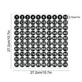 thumbnail image 3 of VQPeo 1 Inch Number Stickers, Combination Decal Sheets, Self-Adhesive Label Pack for Mailbox & Scrapbook Decoration, 3 of 6