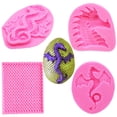 thumbnail image 4 of Milue Silicone Cake Decorating Tools Fondant Chocolate Mould Biscuits Silicone Mold, 4 of 9
