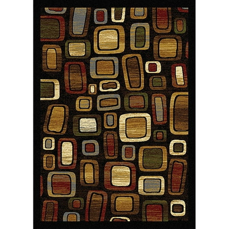UPC 769924166765 product image for Home Dynamix Royalty Collection Dark Abstract Squares Area Rug | upcitemdb.com