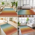 thumbnail image 4 of Large Area Rugs 8'x10', Orange Yellow Green Ombre Carpet Runner Indoor Outdoor Rugs Home Decor Aesthetic, Modern Art Aesthetics Abstract Non Slip Mats Washable Accent Rug for Living Room Bedroom, 4 of 8