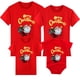thumbnail image 5 of Conjuntos de ropa a juego para la familia, madre, padre, hija, hijo, niños, ropa de manga corta con ciervos navideños, camiseta, 5 of 5
