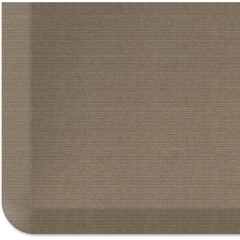 Newlife by GelPro 20 x 72 Designer Comfort Mat in Grasscloth Pecan