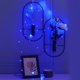 thumbnail image 3 of Cadena de luces LED a batería, 1 paquete de 50 mini luces de cadena de alambre de cobre con estrellas para dormitorio, Navidad, fiestas, bodas, centro de mesa, decoración (5 m/16 pies), 3 of 5