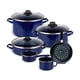 thumbnail image 2 of Batería de Cocina de Inducción Ekco 9 Pzas Victoria Azul Marino de Acero Esmaltado, 2 of 4