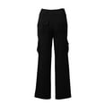 thumbnail image 5 of FYDUU Yoga Flare Leggings For Women High Waisted Casual Cargo Pants Fashion Thermal Winter Hiking Workout Leggings With Pockets Casual Work Pants, 5 of 5
