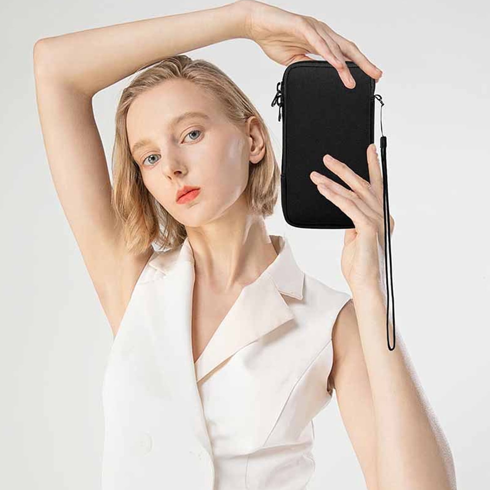 General Zippered Phone Case Protective Shockproof Cover For Smartphones On The Go