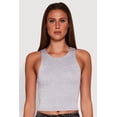 thumbnail image 2 of Women's Crew Neck Cropped Tank Top, 2 of 5
