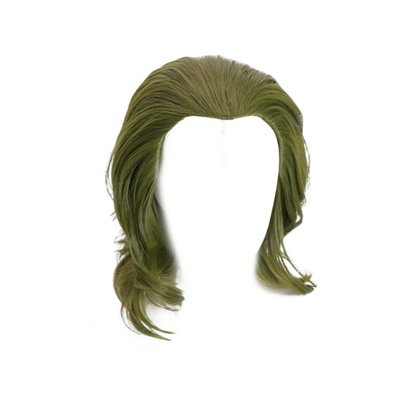 mmirethe Movie Character Wig Portable Reusable Easy Matching Replacement Halloween Cosplay Costume Hairpiece Accessories