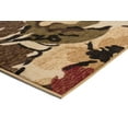 thumbnail image 5 of Contemporary 8x10 Area Rug (7'6'' x 9'10'') Floral Beige, Brown Living Room Easy to Clean, 5 of 8