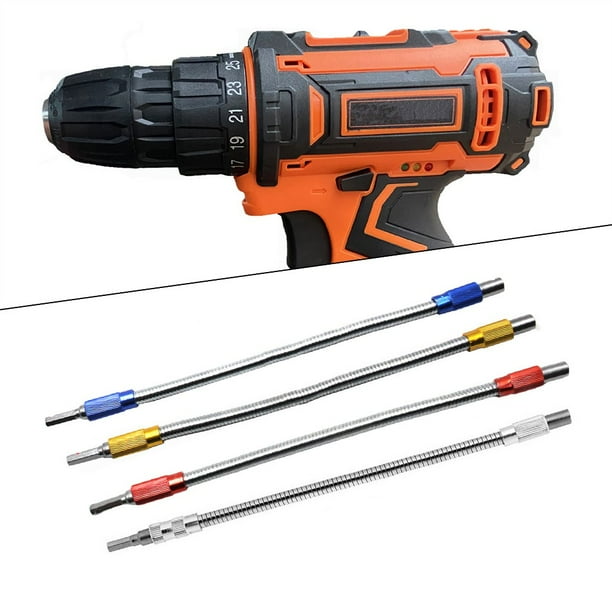 Metal flexible drill bit drill bit extension extended screwdriver drill bit