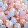 thumbnail image 3 of Bolas Heopeis para piscinas, 100 unidades, redondas y en forma de estrella, sin BPA, 3 of 9