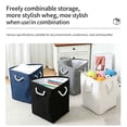 thumbnail image 5 of Irregular Triangular Corner Foldable Storage Basket – Multi-Functional Fabric Hamper with Handles for Laundry, Toys, & Home Organization, Space-saving & Durable, 5 of 5