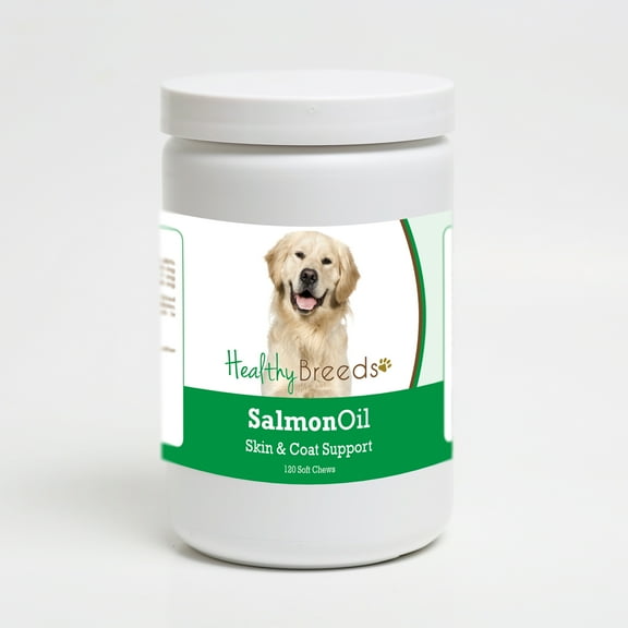 Healthy Breeds Golden Retriever Salmon Oil Soft Chews 120 Count