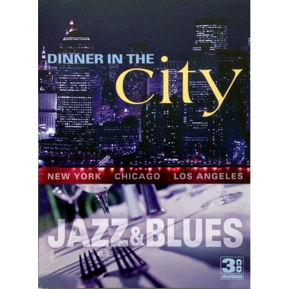 Dinner in the City: Jazz & Blues (CD, 2005, 3-Disc Set) NEW