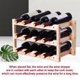 Wine Holder Wooden Wine Rack Wine Shelf Wine Display Stand for