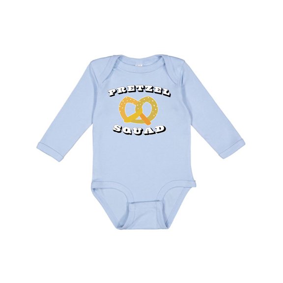 Inktastic Oktoberfest Pretzel Squad Boys or Girls Long Sleeve Baby Bodysuit