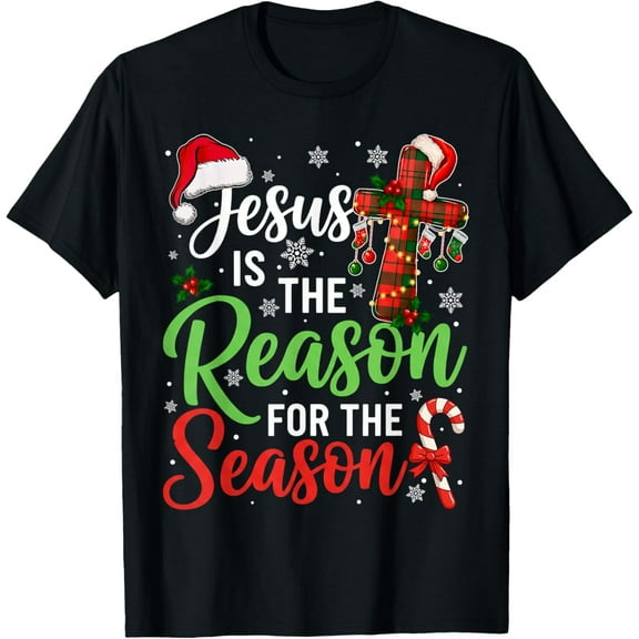 Jesus is The Reason for The Season Christmas Christian T-Shirt
