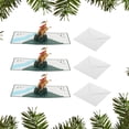 thumbnail image 4 of 3 tarjetas de felicitación conmemorativas exquisitas con los mejores deseos para familiares y amigos. Ciervo volador, 4 of 9