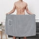 thumbnail image 4 of Manta, manta para sofá, toalla envolvente para mujer, bata de baño suave para spa, toalla ligera y seca, bata de baño ajustable de longitud completa para playa y piscina, toallas de baño de poliéster., 4 of 9