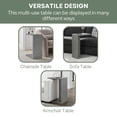 thumbnail image 5 of Convenience Concepts Northfield Admiral C End Table, Gray Faux Marble, 5 of 7