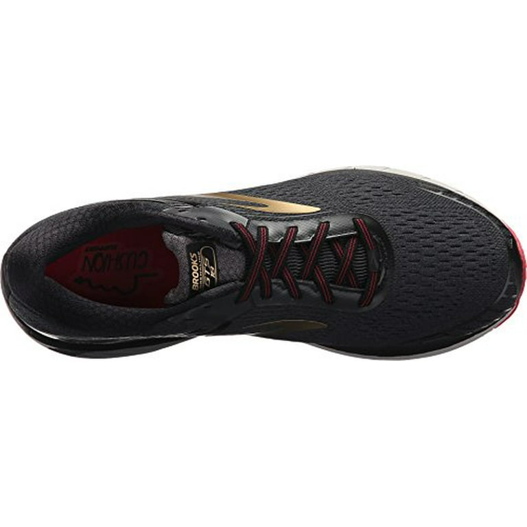 Brooks adrenaline gts 18 black gold red cheap