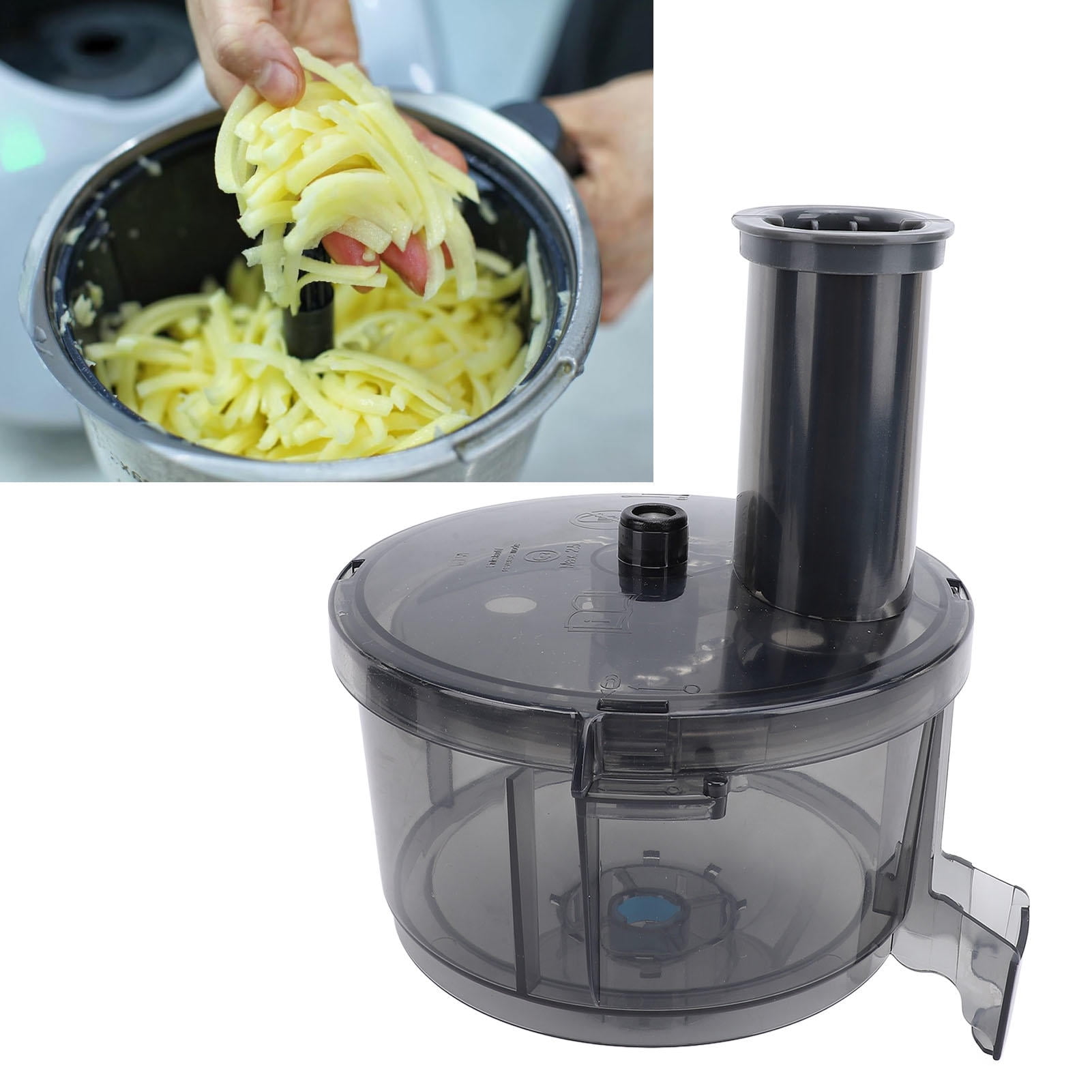 LAZIOEGR Stainless Steel Vegetable Cutter for TM5 TM6 TM31 Food Processor – Multi‑Functional, Dishwasher Safe, Durable Kitchen Accessory