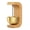 [Iron Bell] Light Brown, variant on Shopkeepers Bell for Door Opening Magnetic Wood Doorbell, Magnetic Door Chime Welcome Bell Brass and Wood Doorbell with Crisp Sound for Home Coffee Shop Office Decor